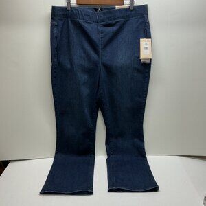 #120-1X(14W-18W) Jeans Bootcut Jeans NYDJ Pull On Langley Spanspring $109